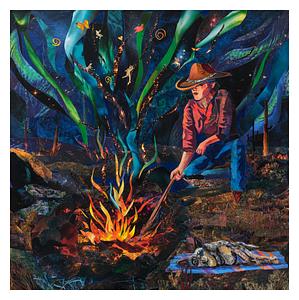 Dreamtime-Recycled paper collage