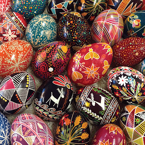 Ukrainian pysanky eggs by Andrea Kulish Wilhelm